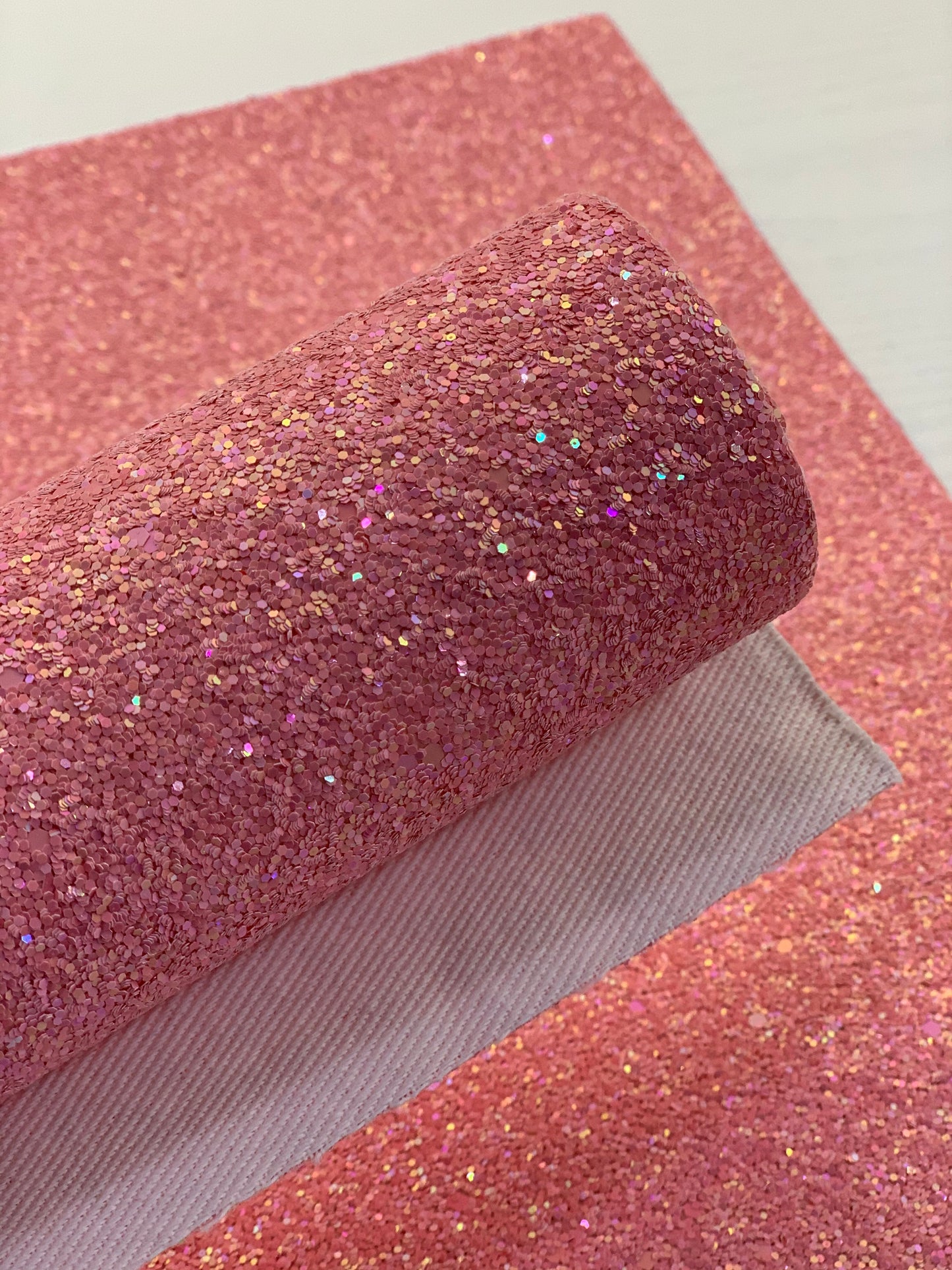 Mixed Sequin Chunky Glitter Sheet with Heavy Cotton Twill Backing