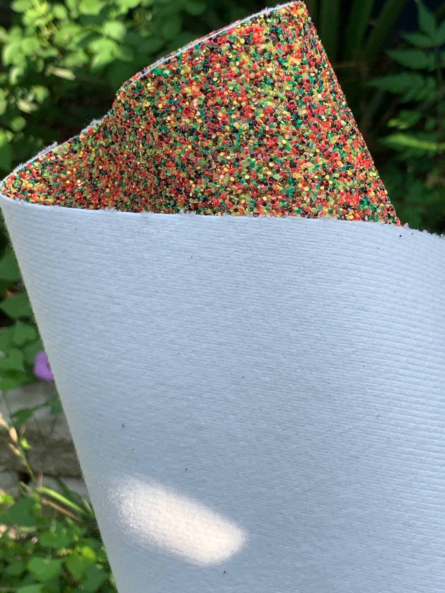 Multicolor Chunky Glitter Canvas PREMIUM