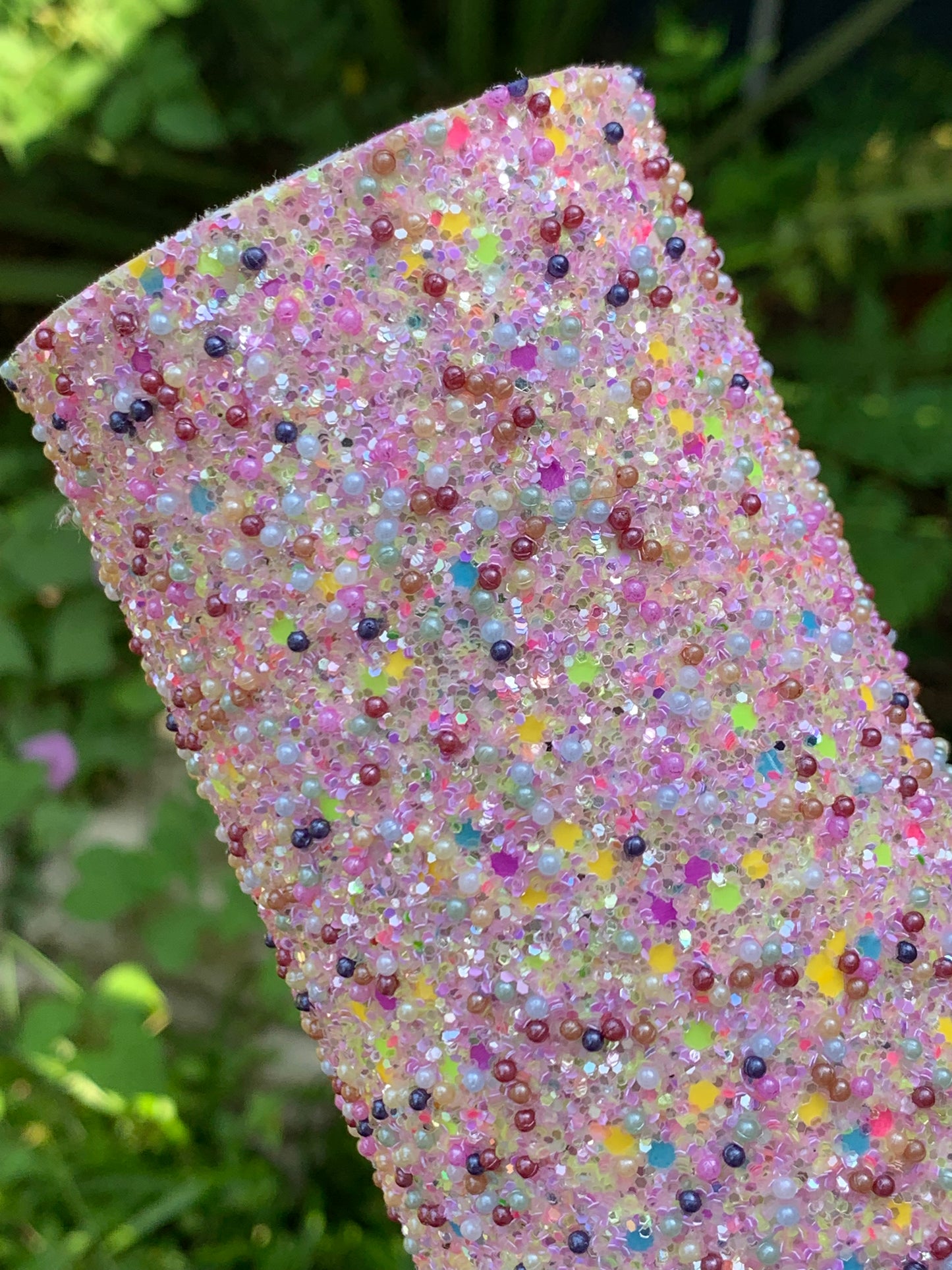 Mixed Pearls Chunky Glitter Canvas PREMIUM