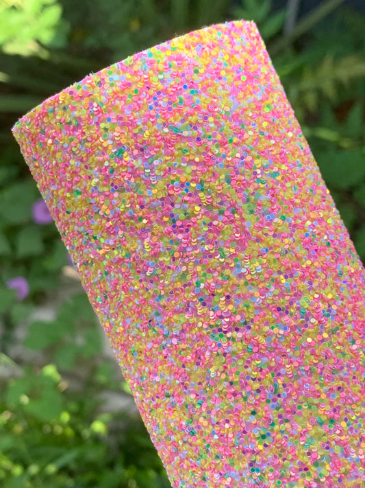 Multicolor Chunky Glitter Canvas PREMIUM