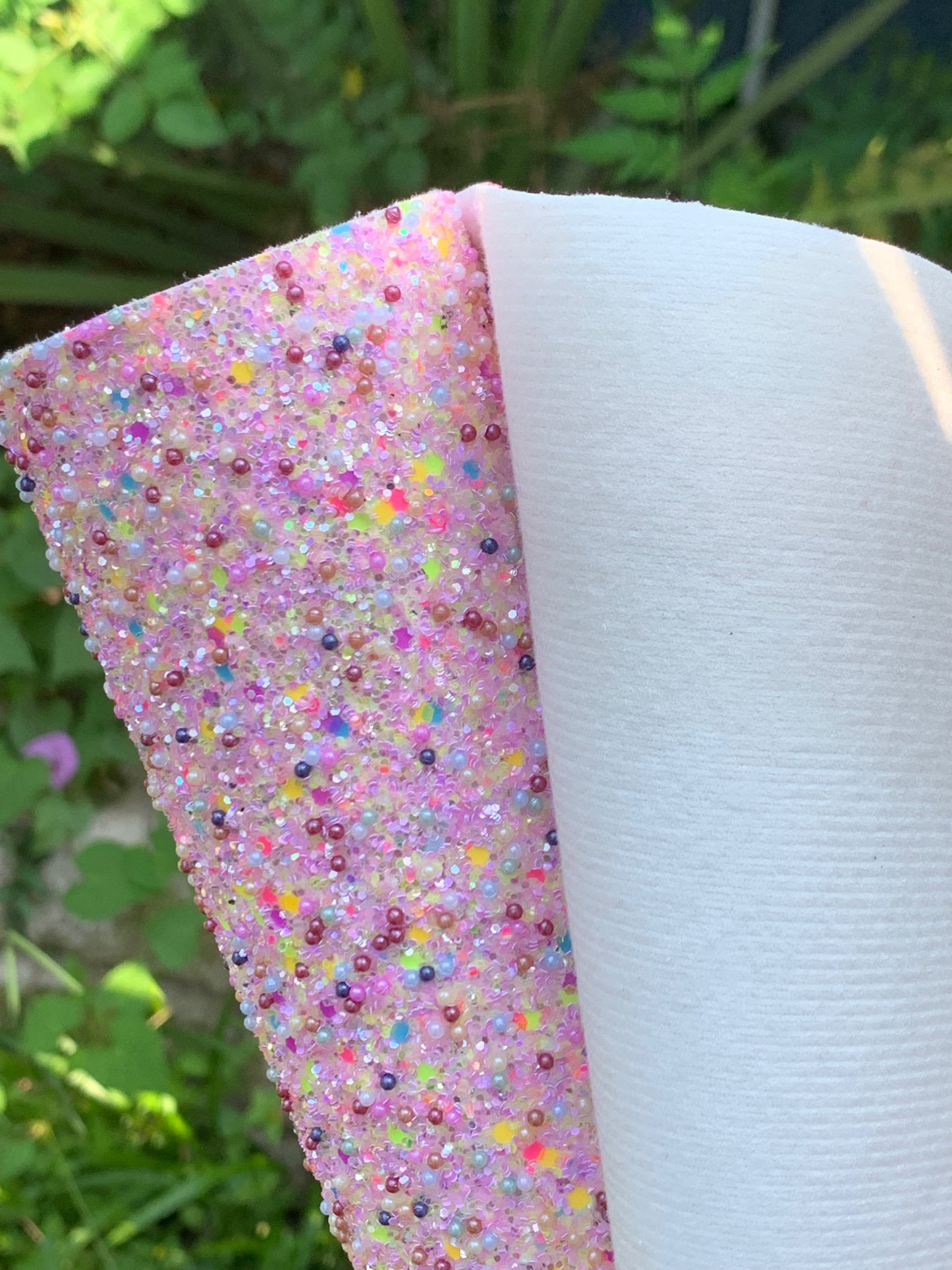 Mixed Pearls Chunky Glitter Canvas PREMIUM