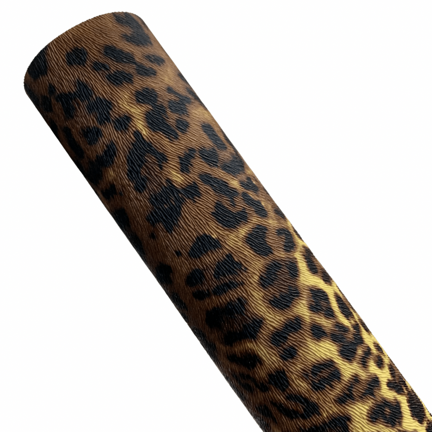 Cheetah Leopard Hair Textured .6mm Faux Leather