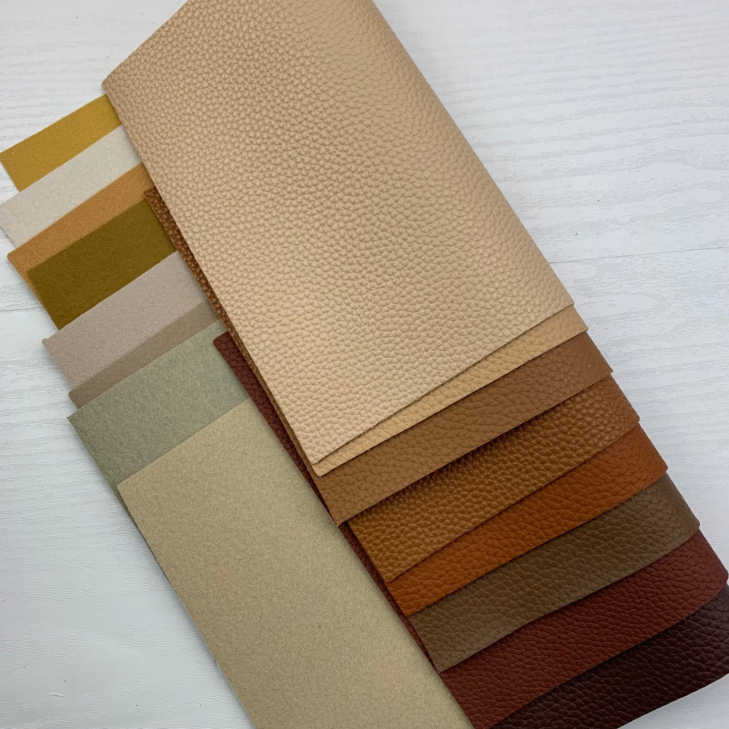 Brown Earth Tones Brown Pebbled Solid Color Faux Leather Sheet