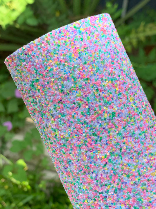 Multicolor Chunky Glitter Canvas PREMIUM