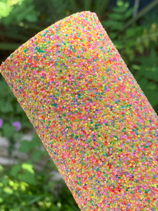 Multicolor Chunky Glitter Canvas PREMIUM