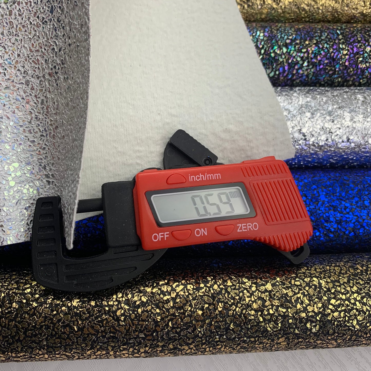 Embossed Textured Faux Leather Sheet