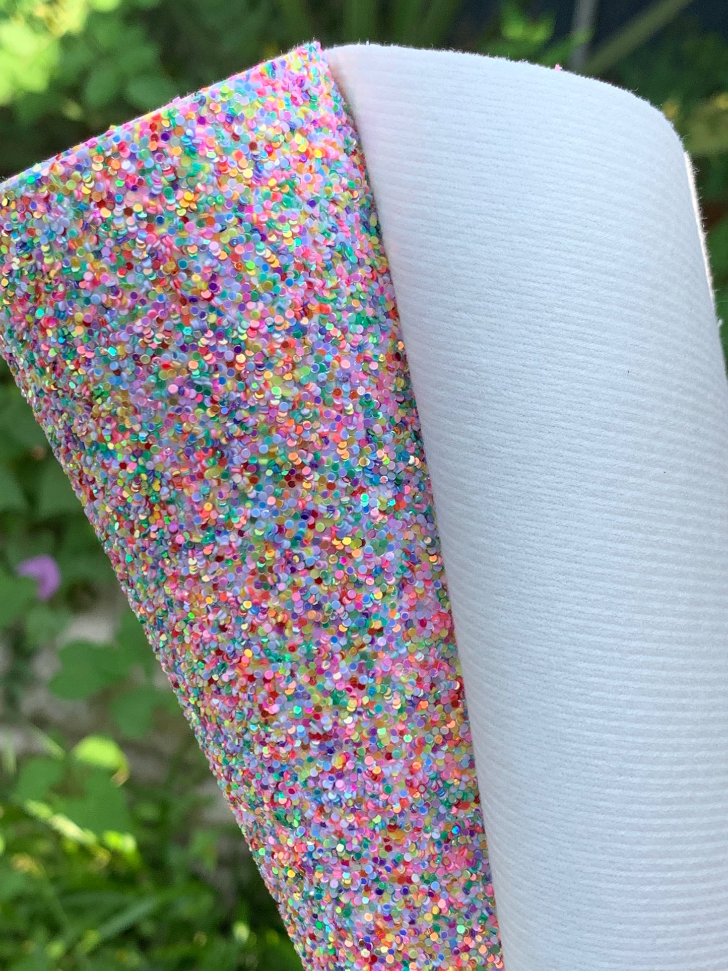 Multicolor Chunky Glitter Canvas PREMIUM