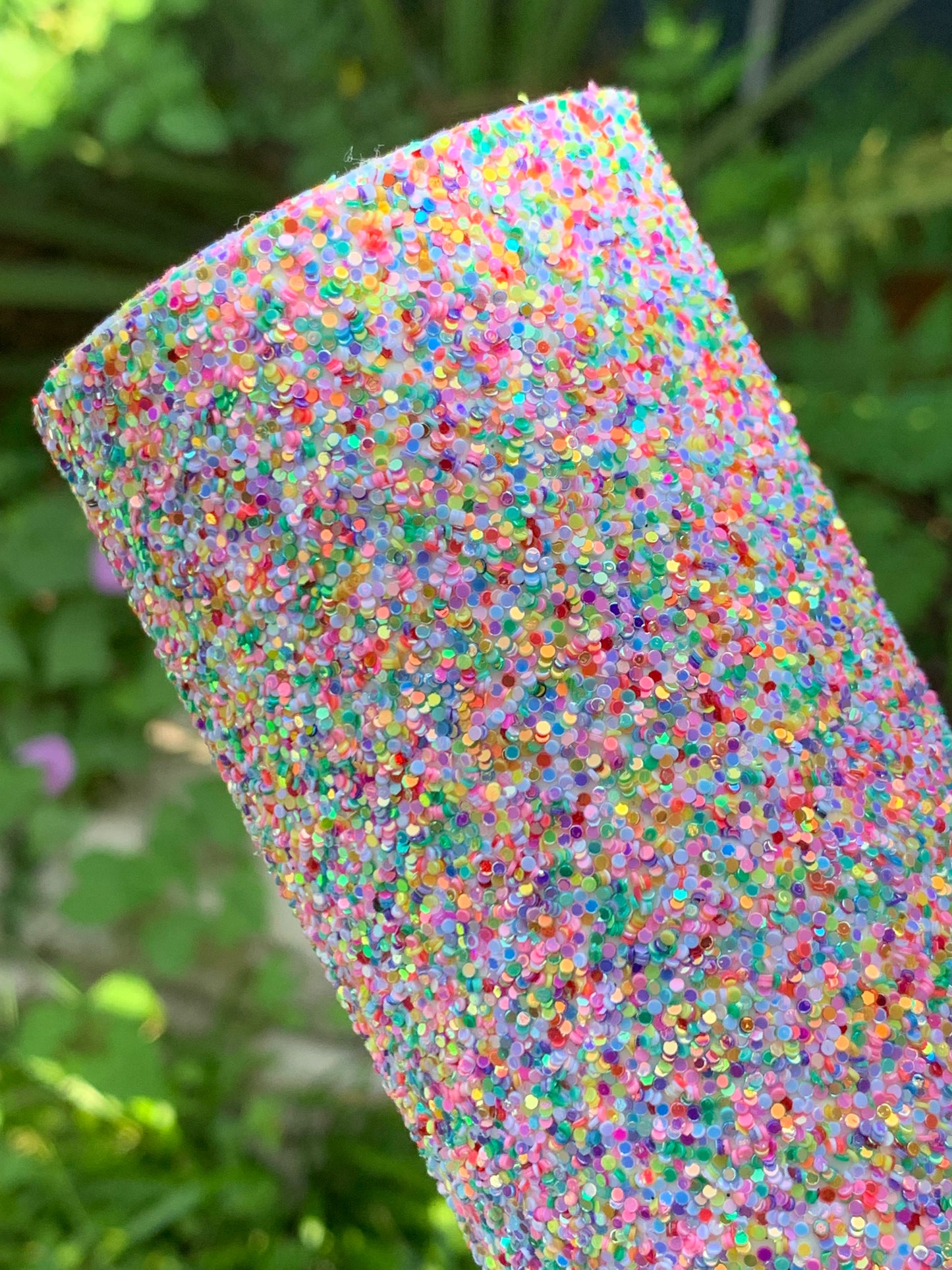 Multicolor Chunky Glitter Canvas PREMIUM