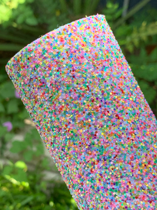 Multicolor Chunky Glitter Canvas PREMIUM