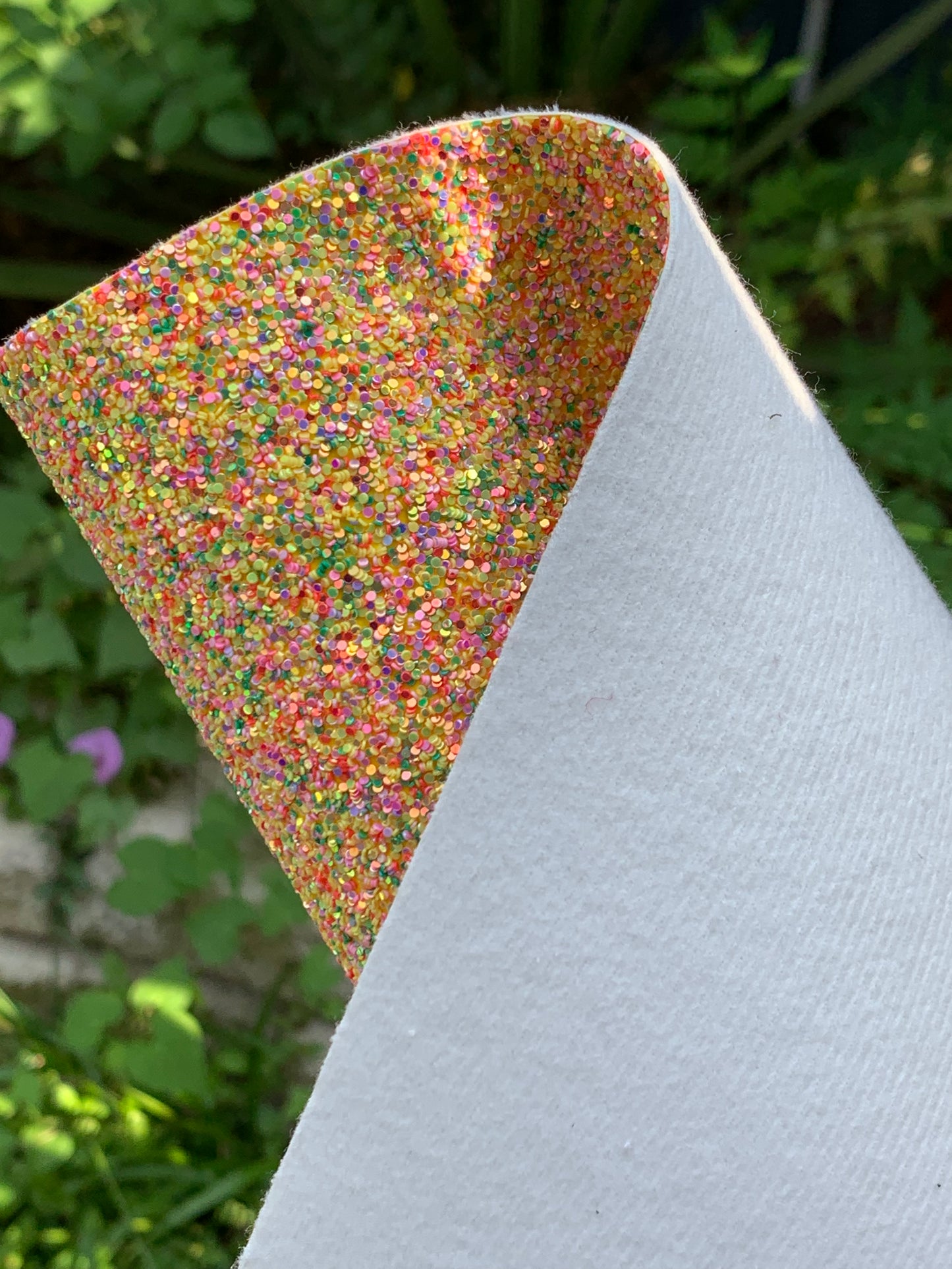 Multicolor Chunky Glitter Canvas PREMIUM