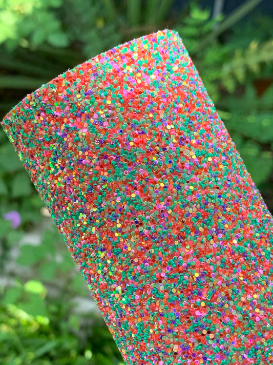 Multicolor Chunky Glitter Canvas PREMIUM