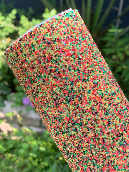 Multicolor Chunky Glitter Canvas PREMIUM