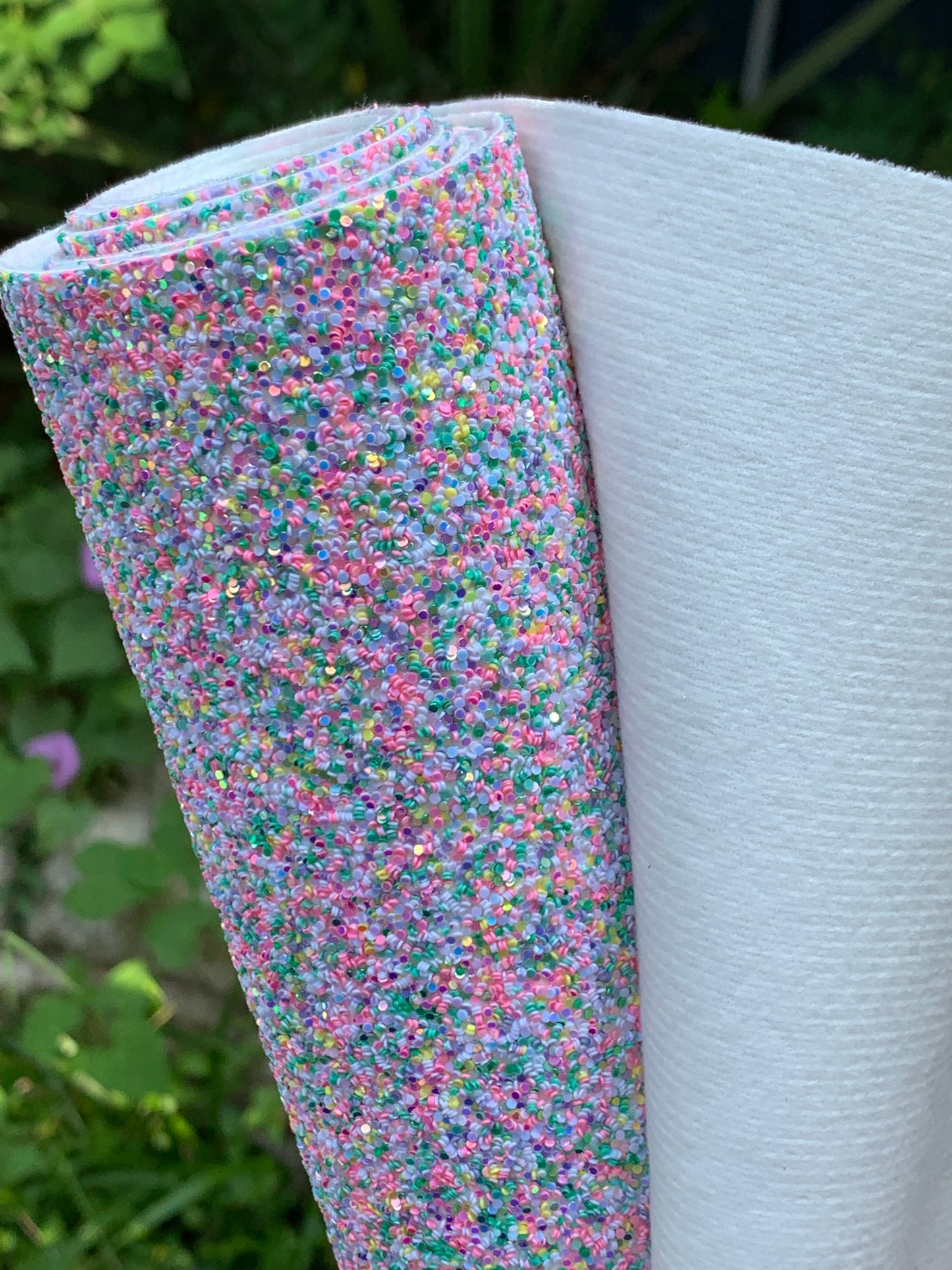 Multicolor Chunky Glitter Canvas PREMIUM