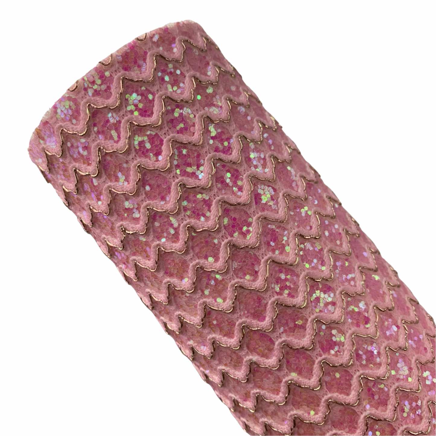 Pink Laced Chunky Glitter Canvas PREMIUM
