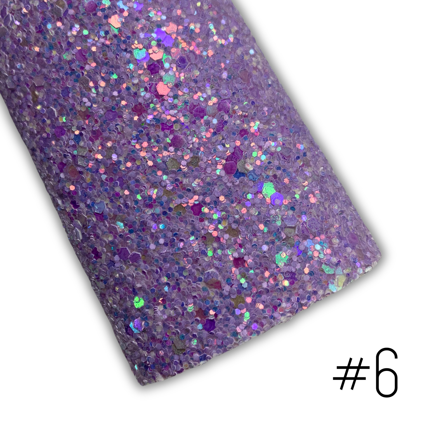 GLAM Chunky Glitter Faux Leather with Soft Felt Backing