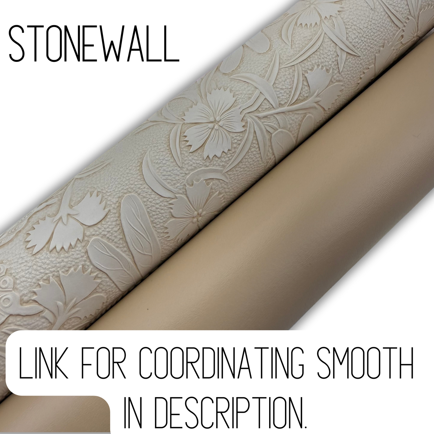 Garden of Wings Embossed Faux Leather