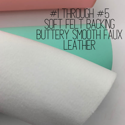 GLOW IN THE DARK Smooth Faux Leather