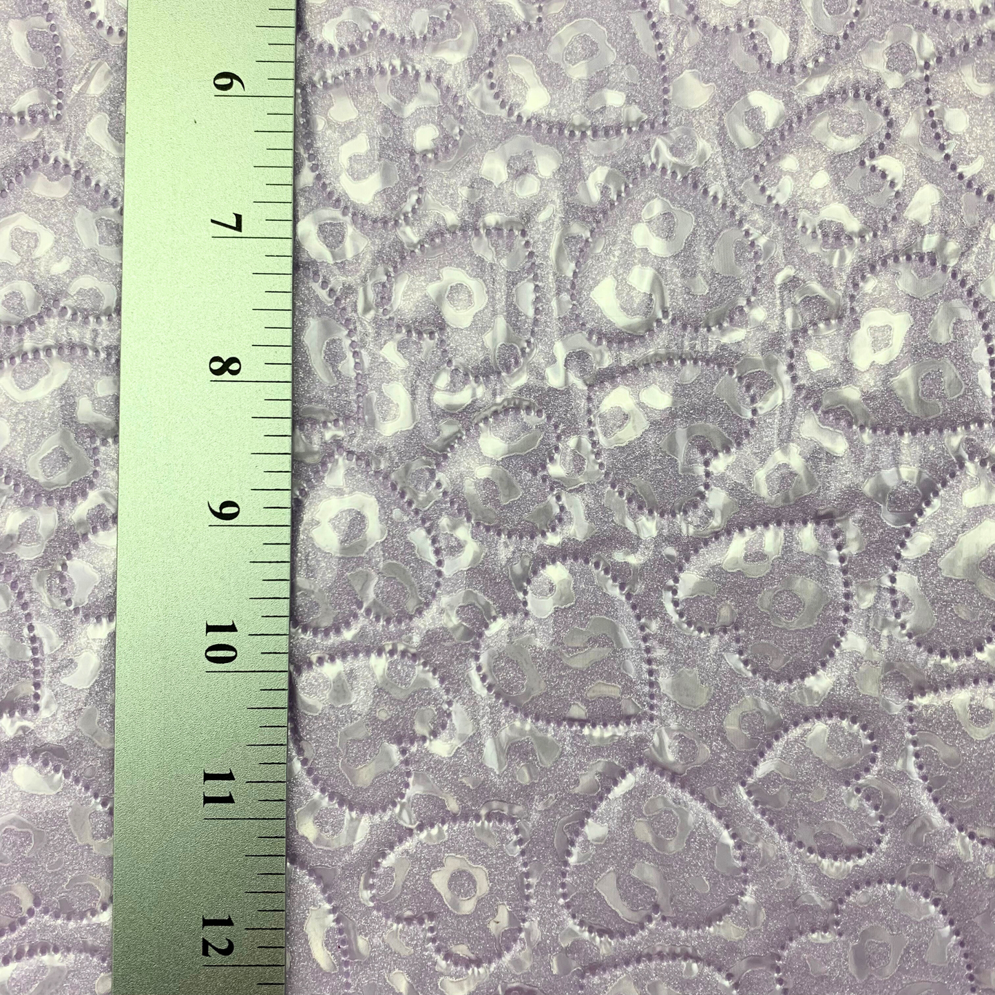 Leopard Quilted Faux Leather Half Yard Roll