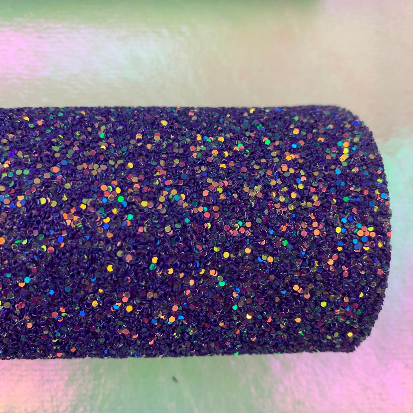 CANDY SHOP Super Chunky Glitter Faux Leather
