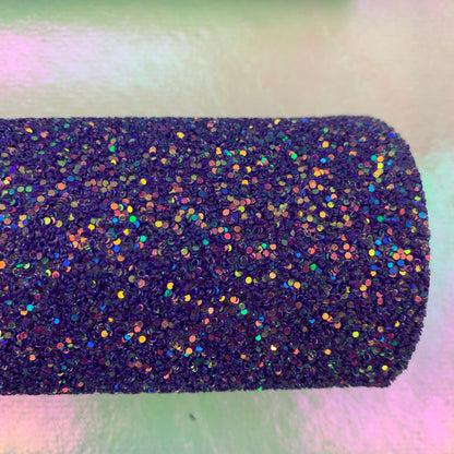 CANDY SHOP Super Chunky Glitter Faux Leather