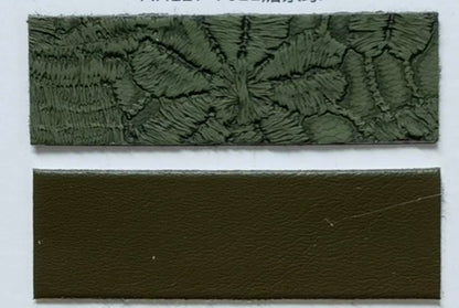 FOREST "Embossed Blooms" Faux Leather Half Yard Roll