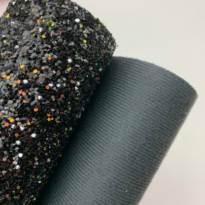 RAZZLE DAZZLE Chunky Glitter with Rhinestones Faux Leather