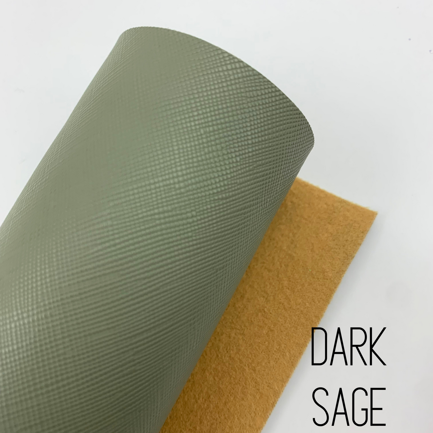 Saffiano Crosshatch Faux Leather Solid Colors - 1/3 yard Rolls