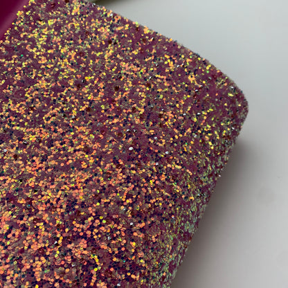 RAZZLE DAZZLE Chunky Glitter with Rhinestones Faux Leather