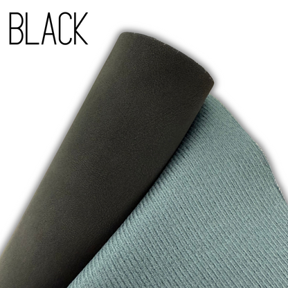 Suede PU Faux Leather Solid Colors Half Yard Rolls