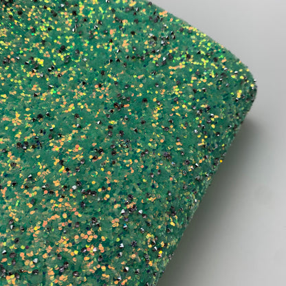 RAZZLE DAZZLE Chunky Glitter with Rhinestones Faux Leather