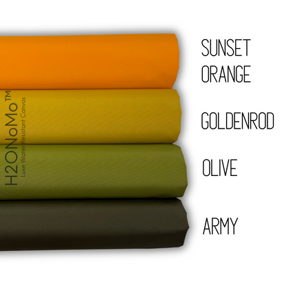 Luxe 420d Water Resistant Polyester Canvas H2ONoMo™