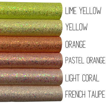 Light Sequin Chunky Glitter Faux Leather