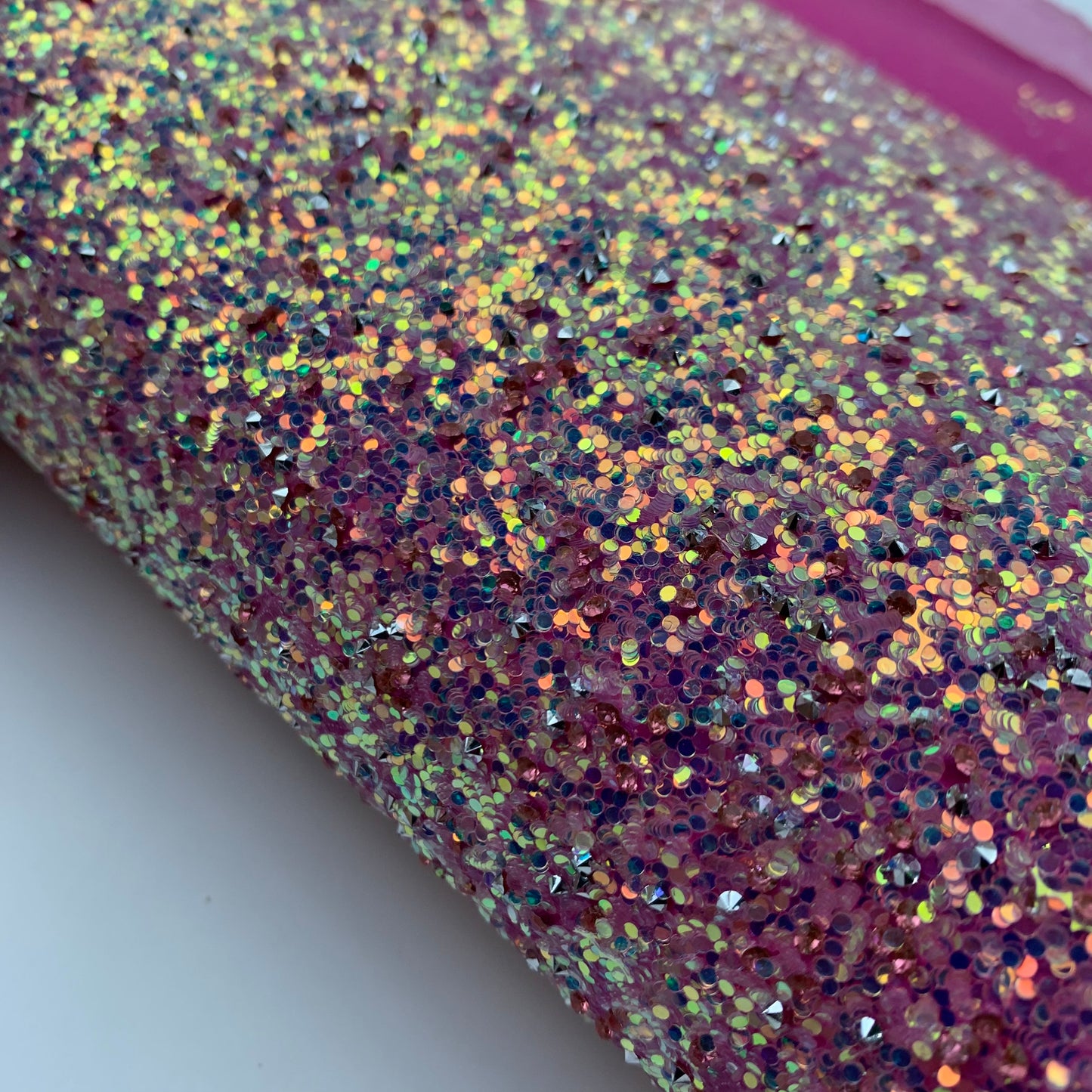 RAZZLE DAZZLE Chunky Glitter with Rhinestones Faux Leather