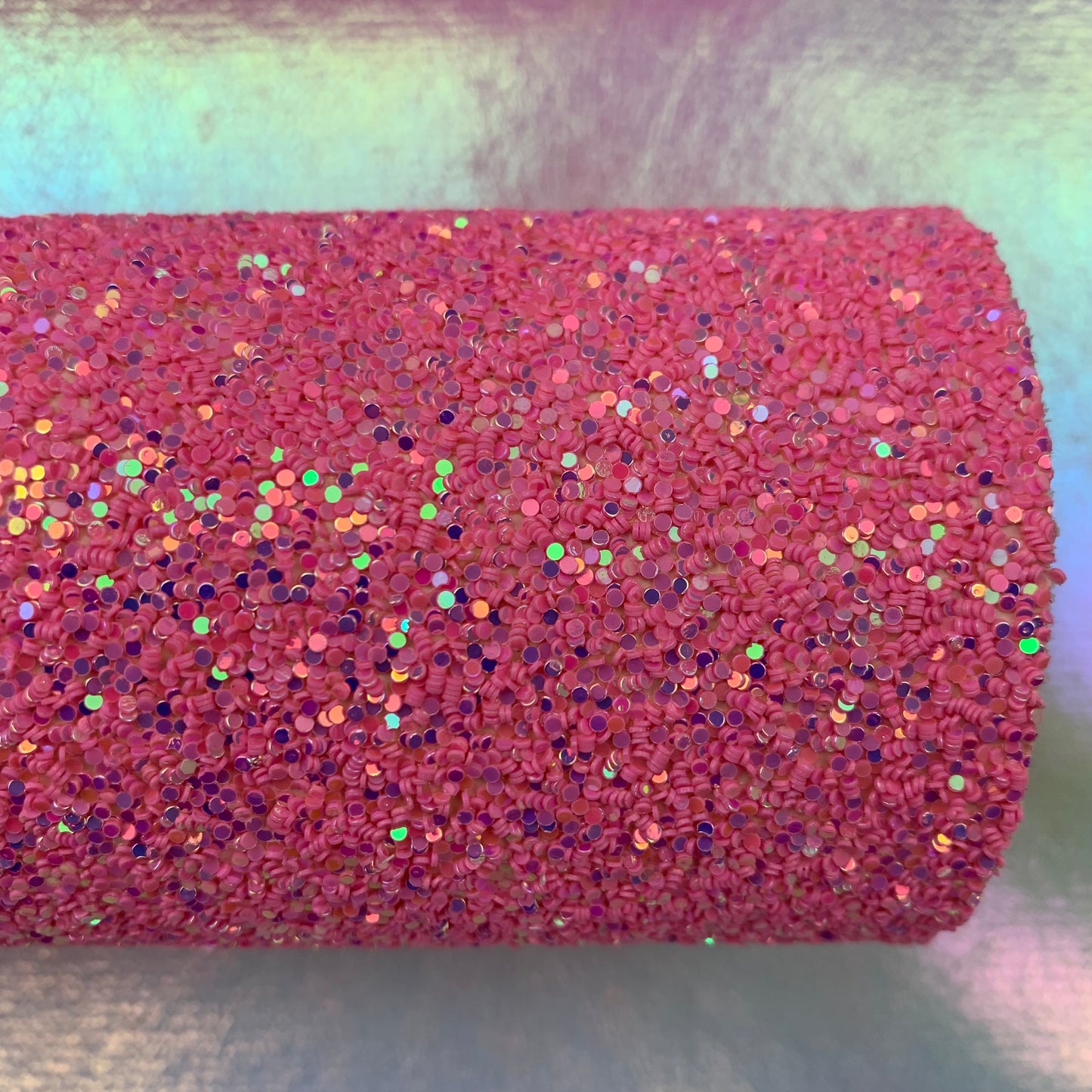 CANDY SHOP Super Chunky Glitter Faux Leather