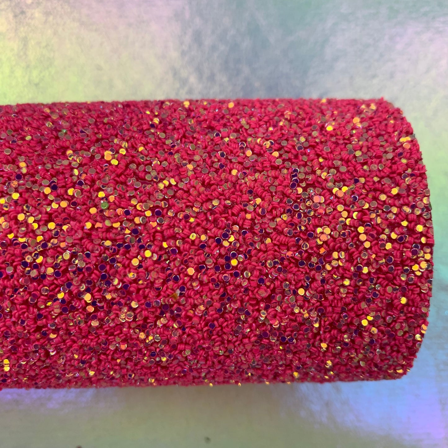 CANDY SHOP Super Chunky Glitter Faux Leather