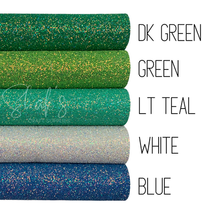 CANDY SHOP Super Chunky Glitter Faux Leather