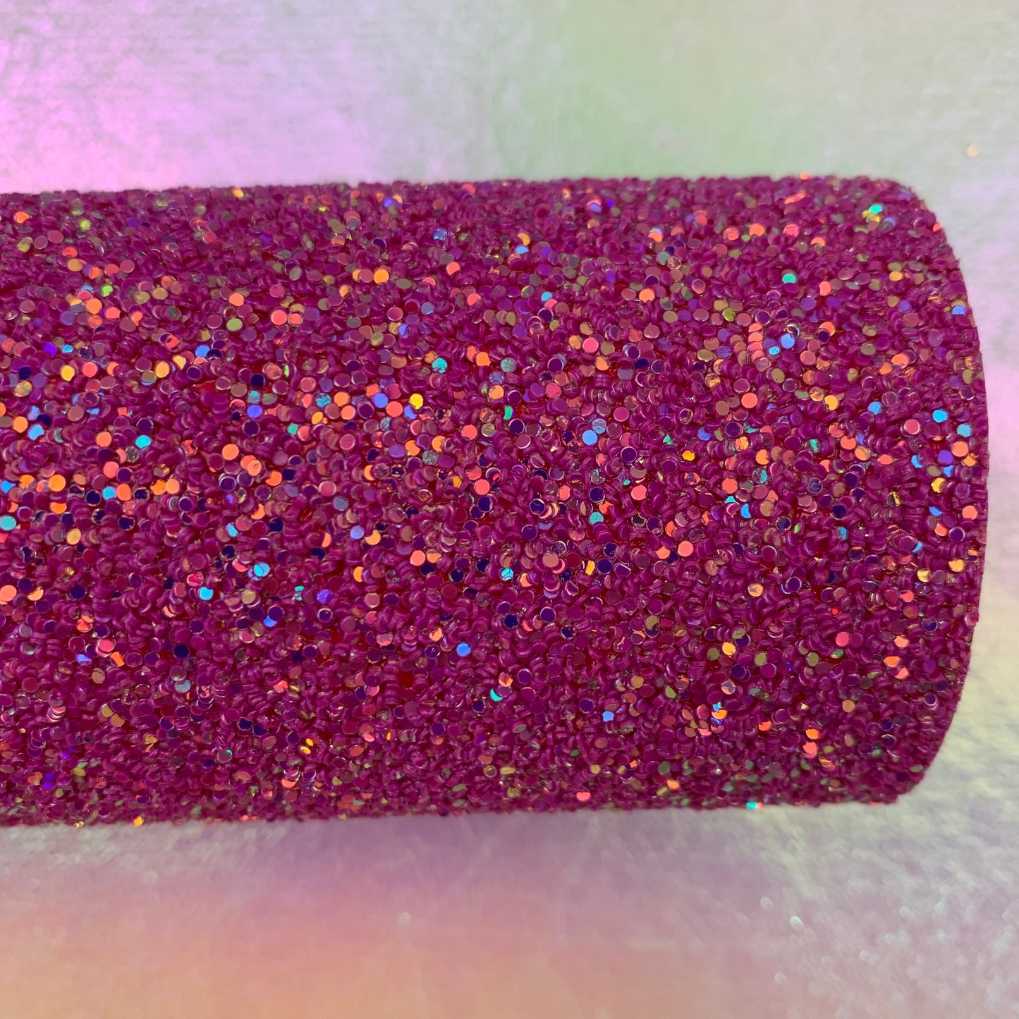 CANDY SHOP Super Chunky Glitter Faux Leather
