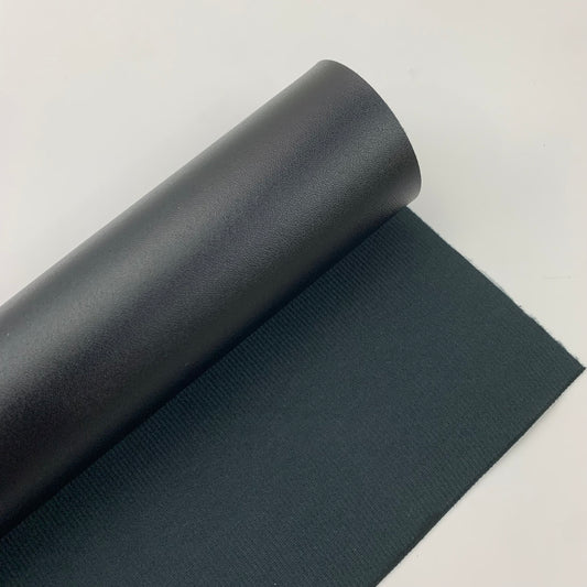 “Connie’s Favorite” Black Smooth .9mm Faux Leather Half Meter Roll