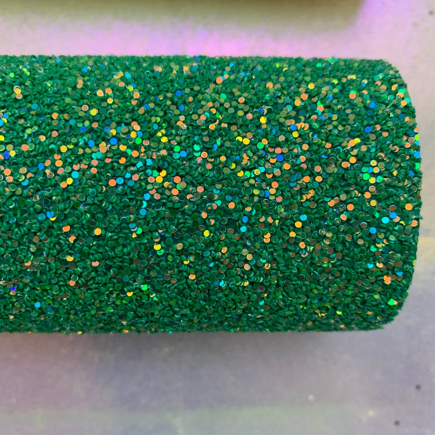 CANDY SHOP Super Chunky Glitter Faux Leather