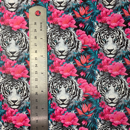 White Tiger Medium scale Smooth Vinyl Custom Print