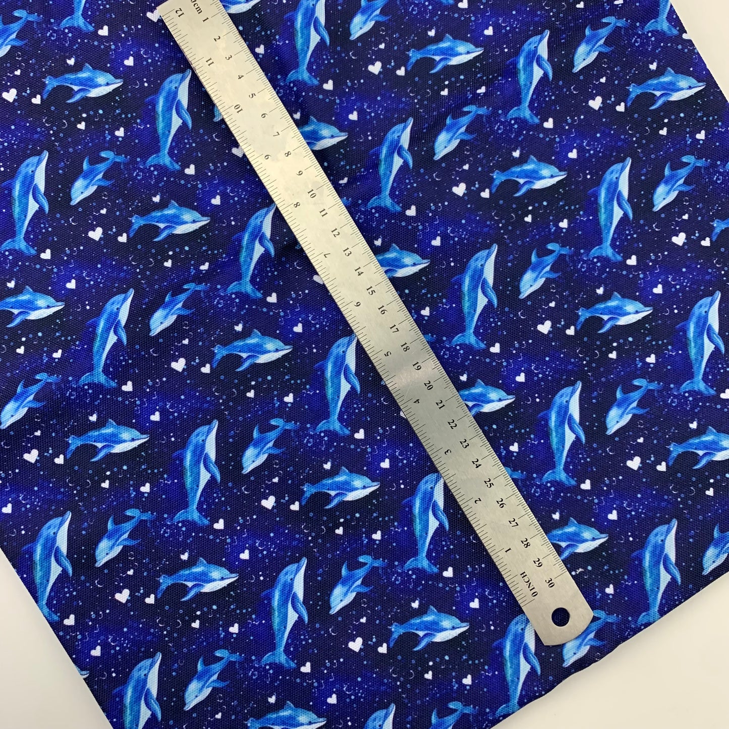 Dolphin Love Print H2ONoMo™ Water Resistant Canvas  - R1 Retail