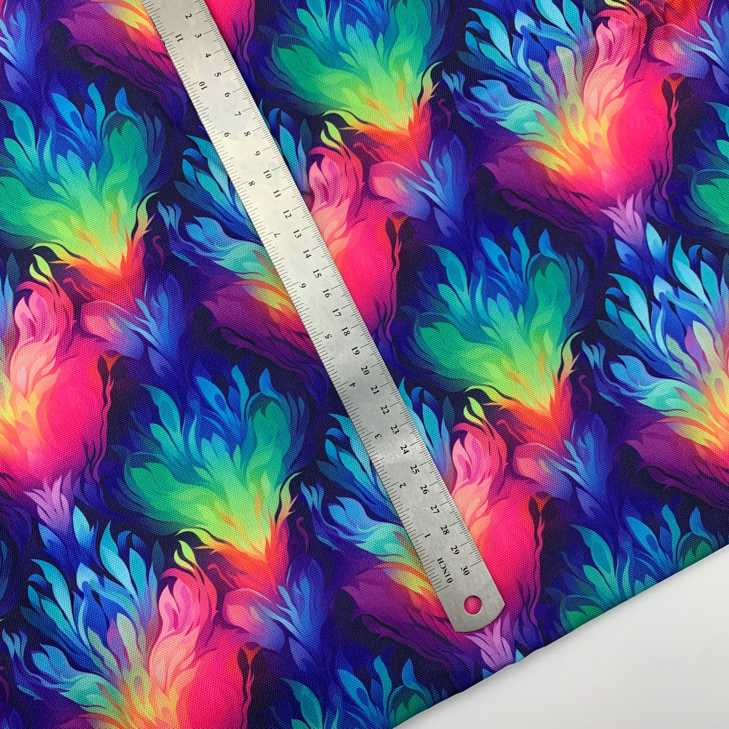 Neon Abstract Print H2ONoMo™ Water Resistant Canvas