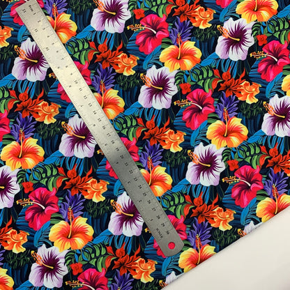 Floral Tropics Print HydroReminisce™ Waterproof Luxury Fabric - R1 Retail