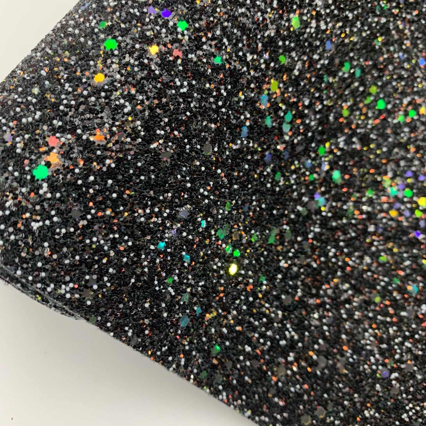 PEARL GLAM Chunky Glitter Faux Leather with Soft Felt Backing