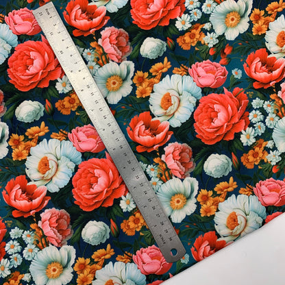 Dolce Floral Print H2ONoMo™ Water Resistant Canvas