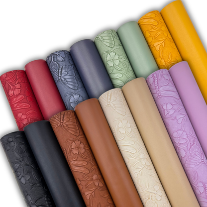 Garden of Wings Embossed Faux Leather