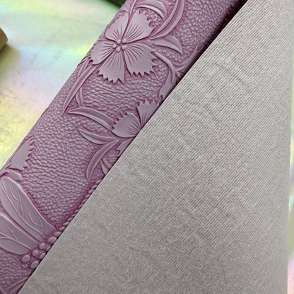 Garden of Wings Embossed Faux Leather