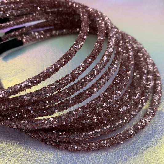 Rose Gold Glitter Headband