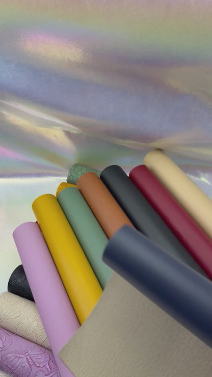 Garden of Wings Embossed Faux Leather