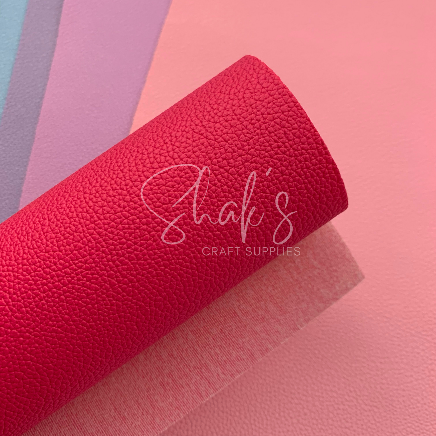 Small Pebble Litchi .6mm Faux Leather Sheets